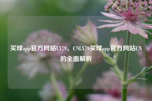 买球app官方网站LY79。CNLY79买球app官方网站CN的全面解析